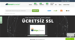 Desktop Screenshot of domainhizmetleri.com